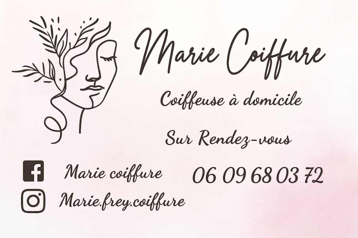 Marie coiffure, coiffeuse à domicile — Avant
